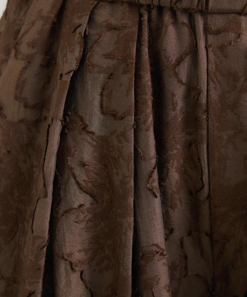 KATHARINE ROSS（キャサリンロス）の「【KATHARINE ROSS】フラワーカット ジャガードパンツ（その他パンツ・レディース・ブラウン/ブラック・MEDIUM）」の12枚目の写真