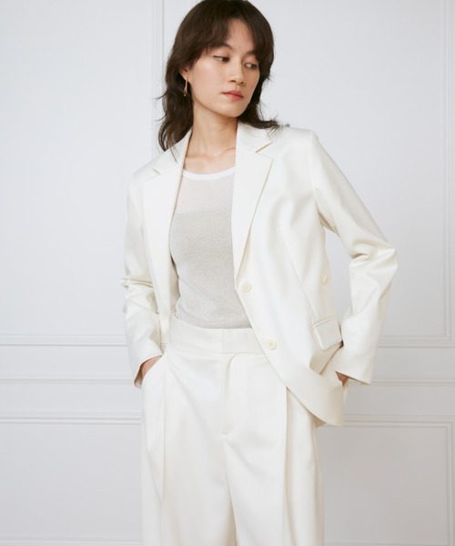 INED（イネド）の「異素材畦編みニット 《la veille by SUPERIOR CLOSET》（ニット/セーター・レディース・シルバー/ゴールド・9号）」の13枚目の写真