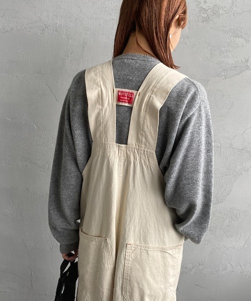 DANTON（ダントン）の「[DANTON/ダントン] ワンポイントロゴ クルーネックプルオーバーニット（ニット/セーター・レディース・オートミール/ブラック/ライトグレー/レッド/グレイッシュベージュ・38/36）」の13枚目の写真