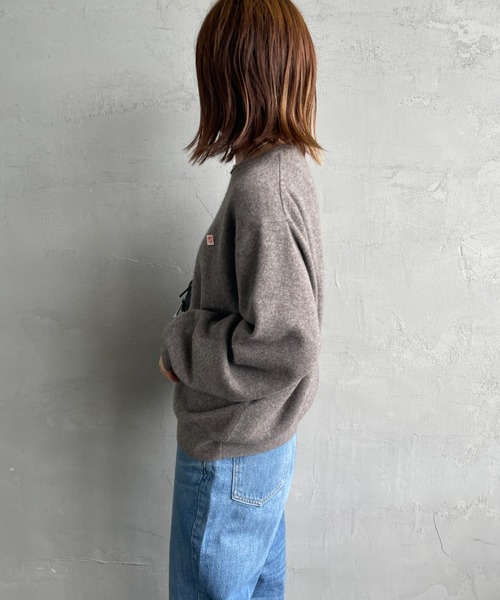 DANTONニットセーター プルオーバー メンズ42ダントン グレージュ24年製 Danton 「DANTON」 ニットカーディガン 42 グレイッシュベージュ