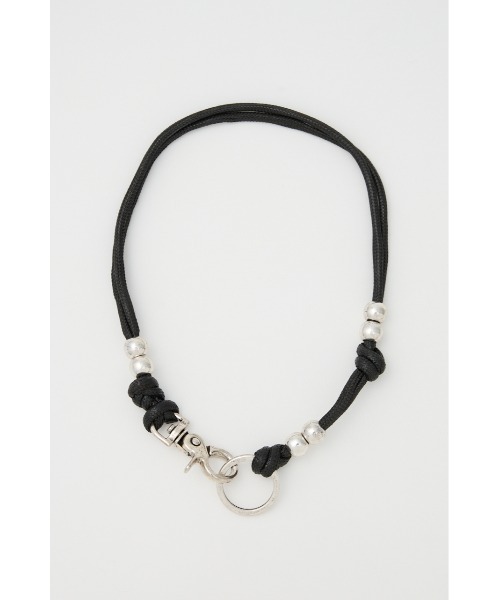 LAGUA GEM（ラグアジェム）の「ROPE CLIP ネックレス（ネックレス・レディース・ブラック・FREE）」の5枚目の写真