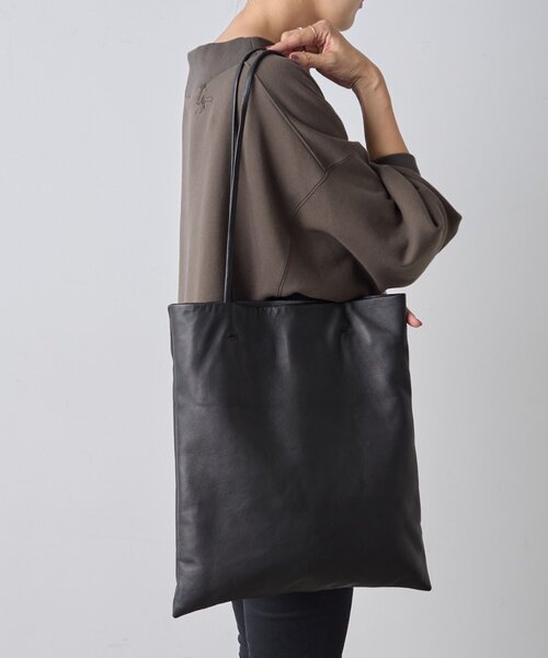 BEARDSLEY(ビアズリー)の「《15 quinze》レザーBAG(トートバッグ・レディース・ブラック・FREE)」の4枚目の写真