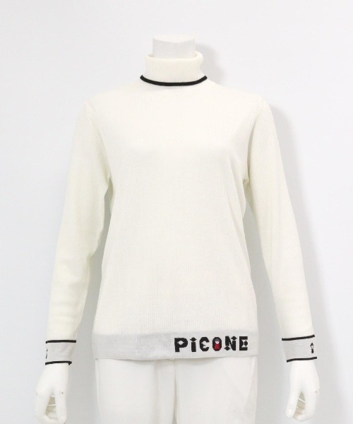 Picone CLUB（ピッコーネクラブ）の「ハイネックリブニット（ニット