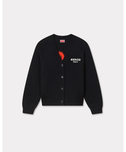 KENZO(ケンゾー)の「'Boke Flower' コットンウール カーディガン(カーディガン/ボレロ・レディース・ブラック系その他5・SMALL/X-SMALL)」の3枚目の写真