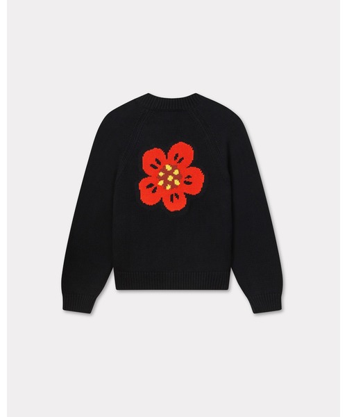 KENZO(ケンゾー)の「'Boke Flower' コットンウール カーディガン(カーディガン/ボレロ・レディース・ブラック系その他5・SMALL/X-SMALL)」の2枚目の写真