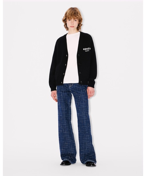 KENZO(ケンゾー)の「'Boke Flower' コットンウール カーディガン(カーディガン/ボレロ・レディース・ブラック系その他5・SMALL/X-SMALL)」の4枚目の写真