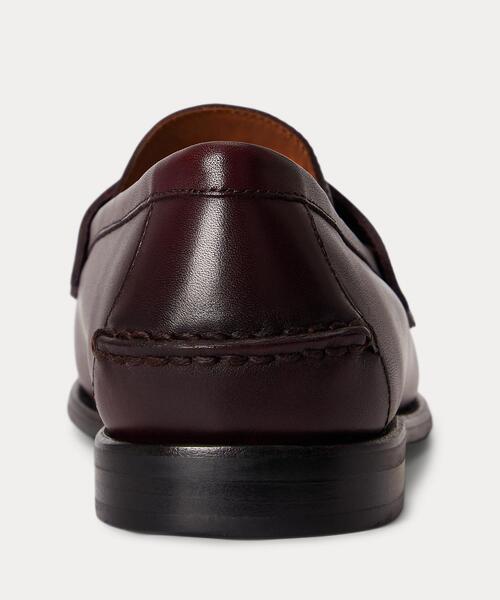 POLO RALPH LAUREN（ポロ ラルフ ローレン）の「Alston バーニッシュド レザー ペニー ローファー（ローファー・メンズ・パープル・9D/8D/7.5D/10D）」の3枚目の写真