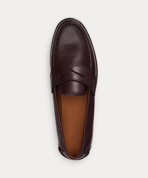 Alston バーニッシュド レザー ペニー ローファー（ローファー）｜POLO