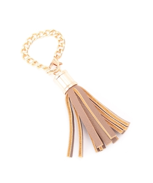 HusHusH（ハッシュアッシュ）の「タッセル付きミニショルダーバッグ（ショルダーバッグ・レディース・ホワイト/ブラウン/グレー/ブラック・00）」の8枚目の写真