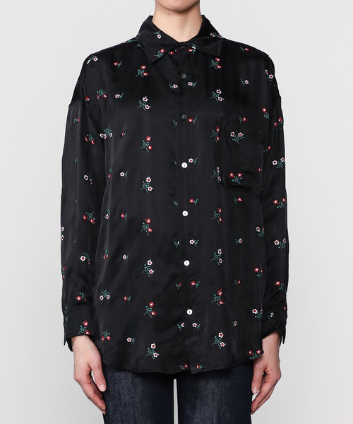 TICCA | フラワーエンブロイダリー 長袖シャツ WOMEN（シャツ/ブラウス