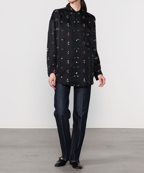 TICCA | フラワーエンブロイダリー 長袖シャツ WOMEN（シャツ/ブラウス