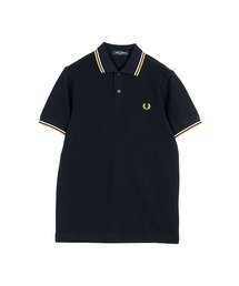 美品◎フレッドペリー　ユニセックス　ポロシャツ インディゴ　鹿の子 日本製 美品◎フレッドペリー ユニセックス ポロシャツ インディゴ