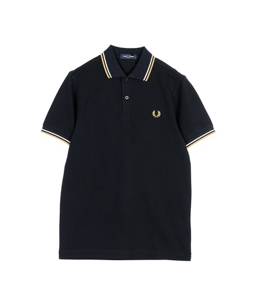 FRED PERRY（フレッドペリー）の「FRED RERRY フレッドペリー TWIN TIPPED 半袖 ポロシャツ（ポロシャツ・メンズ・ネイビー系/ブラック/ネイビー系2/ホワイト系その他/ネイビー系1/ホワイト系その他2・X-LARGE/LARGE/MEDIUM/SMALL）」の6枚目の写真