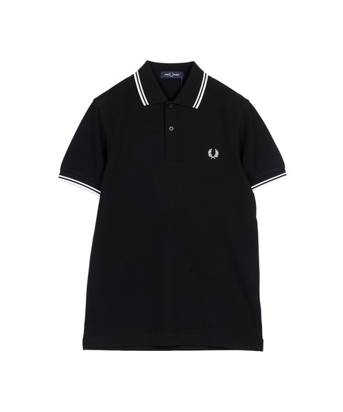 FRED PERRY（フレッドペリー）の「FRED RERRY フレッドペリー TWIN TIPPED 半袖 ポロシャツ（ポロシャツ・メンズ・ネイビー系/ブラック/ネイビー系2/ホワイト系その他/ネイビー系1/ホワイト系その他2・X-LARGE/LARGE/MEDIUM/SMALL）」の4枚目の写真