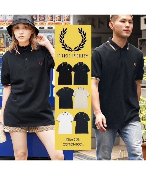FRED PERRY（フレッドペリー）の「FRED RERRY フレッドペリー TWIN TIPPED 半袖 ポロシャツ（ポロシャツ・メンズ・ネイビー系/ブラック/ネイビー系2/ホワイト系その他/ネイビー系1/ホワイト系その他2・X-LARGE/LARGE/MEDIUM/SMALL）」の7枚目の写真