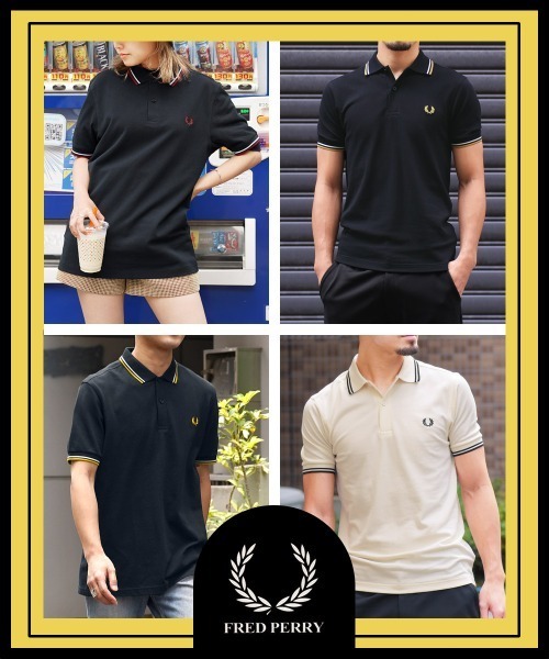 FRED PERRY（フレッドペリー）の「FRED RERRY フレッドペリー TWIN TIPPED 半袖 ポロシャツ（ポロシャツ・メンズ・ネイビー系/ブラック/ネイビー系2/ホワイト系その他/ネイビー系1/ホワイト系その他2・X-LARGE/LARGE/MEDIUM/SMALL）」の8枚目の写真