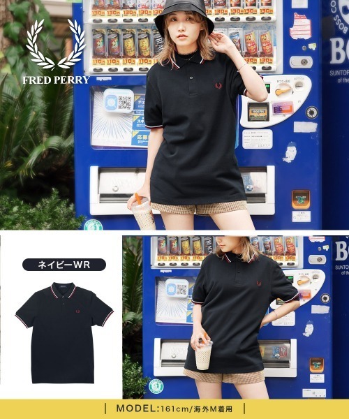 FRED PERRY（フレッドペリー）の「FRED RERRY フレッドペリー TWIN TIPPED 半袖 ポロシャツ（ポロシャツ・メンズ・ネイビー系/ブラック/ネイビー系2/ホワイト系その他/ネイビー系1/ホワイト系その他2・X-LARGE/LARGE/MEDIUM/SMALL）」の9枚目の写真