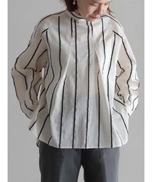 シャツ/ブラウス（ホワイト/白色系・ベロア）ファッション通販