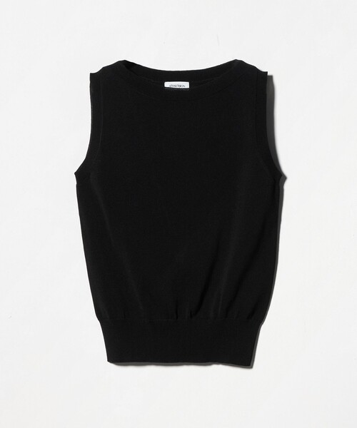 ATTISESSION(アティセッション)の「<ATTISESSION>タンクトップ×ストール ニット トップス(ニット/セーター・レディース・ブラック/オフホワイト・FREE)」の7枚目の写真