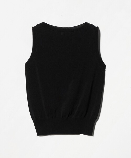 ATTISESSION(アティセッション)の「<ATTISESSION>タンクトップ×ストール ニット トップス(ニット/セーター・レディース・ブラック/オフホワイト・FREE)」の8枚目の写真