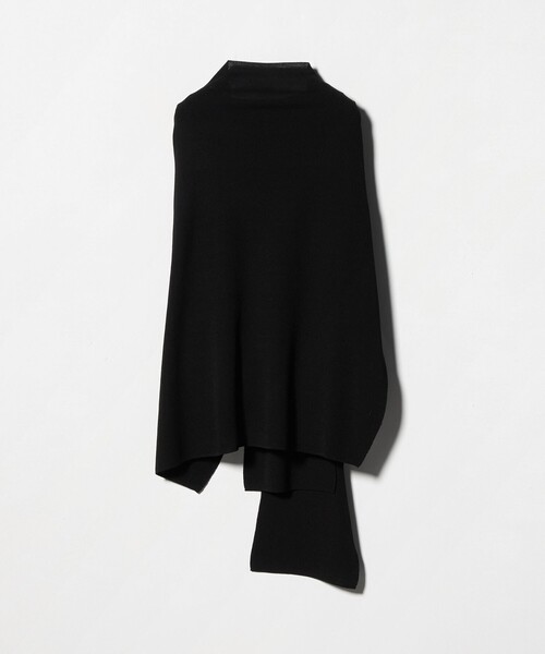 ATTISESSION(アティセッション)の「<ATTISESSION>タンクトップ×ストール ニット トップス(ニット/セーター・レディース・ブラック/オフホワイト・FREE)」の16枚目の写真