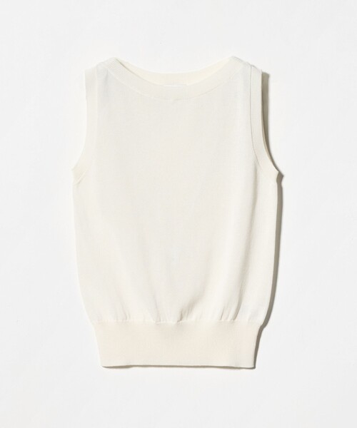 ATTISESSION(アティセッション)の「<ATTISESSION>タンクトップ×ストール ニット トップス(ニット/セーター・レディース・ブラック/オフホワイト・FREE)」の21枚目の写真