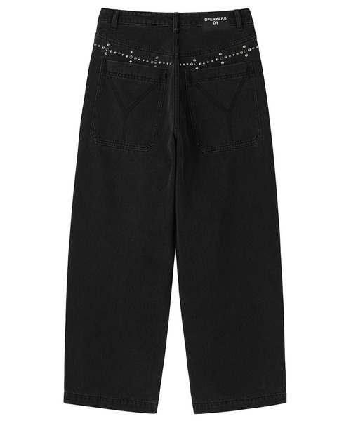 OY/オーワイ』STUD WIDE VOLUME PANTS/スタッドワイドボリュームパンツ
