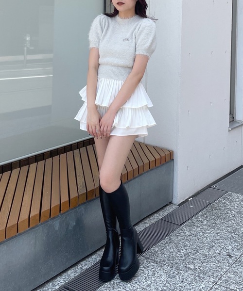 one way（ワンウェイ）の「厚底ロングブーツ（ブーツ・レディース・ブラック/ブラック系その他・SMALL/MEDIUM/LARGE）」の6枚目の写真