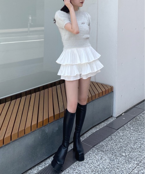 one way（ワンウェイ）の「厚底ロングブーツ（ブーツ・レディース・ブラック/ブラック系その他・SMALL/MEDIUM/LARGE）」の7枚目の写真