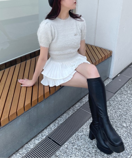 one way（ワンウェイ）の「厚底ロングブーツ（ブーツ・レディース・ブラック/ブラック系その他・SMALL/MEDIUM/LARGE）」の10枚目の写真