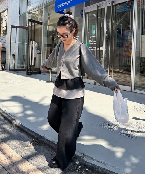 セール】【5色展開◎】Vボタンカーディガン（カーディガン/ボレロ