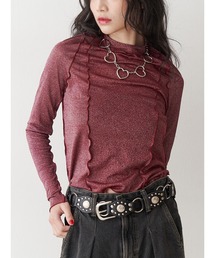 jouetie | ラメハイネックトップス(Tシャツ/カットソー)