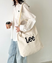 Lee（リー）の「Lee/リー BIG 2WAY トートバッグ/ロゴ刺繍/A3収納/コットン デニム/肩掛け ショルダー 通勤 通学（トートバッグ）」