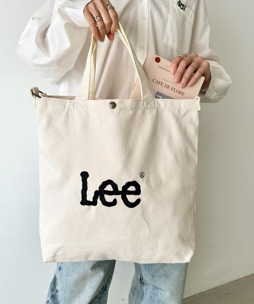 Lee/リー BIG 2WAY トートバッグ/ロゴ刺繍/A3収納/コットン デニム