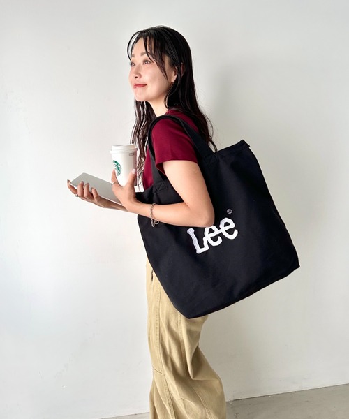 Lee/リー BIG 2WAY トートバッグ/ロゴ刺繍/A3収納/コットン デニム
