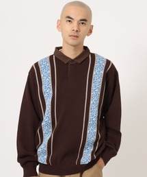 atmos Knit LS Rugby Shirt / アトモス ニット ロングスリーブ ラグビー シャツ