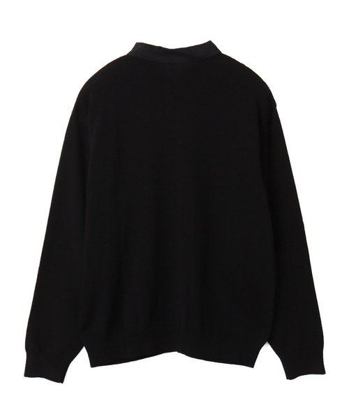 atmos(アトモス)の「atmos Knit LS Rugby Shirt / アトモス ニット ロングスリーブ ラグビー シャツ(ニット/セーター・メンズ・ブラック/ホワイト/ブラウン・L/M/XL)」の13枚目の写真