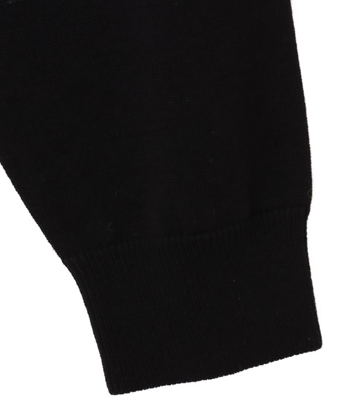 atmos(アトモス)の「atmos Knit LS Rugby Shirt / アトモス ニット ロングスリーブ ラグビー シャツ(ニット/セーター・メンズ・ブラック/ホワイト/ブラウン・L/M/XL)」の11枚目の写真