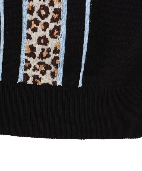 atmos(アトモス)の「atmos Knit LS Rugby Shirt / アトモス ニット ロングスリーブ ラグビー シャツ(ニット/セーター・メンズ・ブラック/ホワイト/ブラウン・L/M/XL)」の12枚目の写真