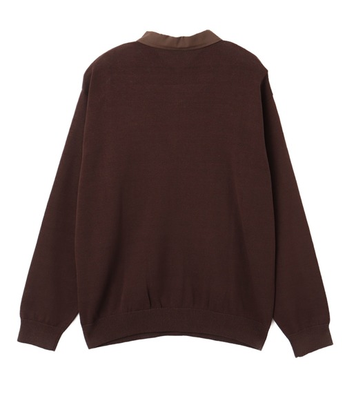 atmos(アトモス)の「atmos Knit LS Rugby Shirt / アトモス ニット ロングスリーブ ラグビー シャツ(ニット/セーター・メンズ・ブラック/ホワイト/ブラウン・L/M/XL)」の18枚目の写真