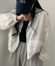 SHEPP（シープ）の「フード付きシアージャッケット（ブルゾン・レディース）」