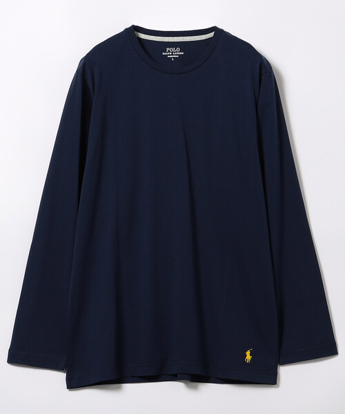 POLO RALPH LAUREN(ポロ ラルフ ローレン)の「限定展開 POLO RALPH LAUREN/ポロラルフローレン ロングスリーブクルーネックシャツ / RM8-A001(Tシャツ/カットソー・メンズ・ネイビー/ブラック・X-LARGE/LARGE/MEDIUM)」の1枚目の写真
