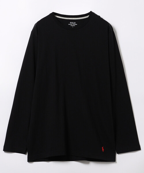 POLO RALPH LAUREN(ポロ ラルフ ローレン)の「限定展開 POLO RALPH LAUREN/ポロラルフローレン ロングスリーブクルーネックシャツ / RM8-A001(Tシャツ/カットソー・メンズ・ネイビー/ブラック・X-LARGE/LARGE/MEDIUM)」の2枚目の写真