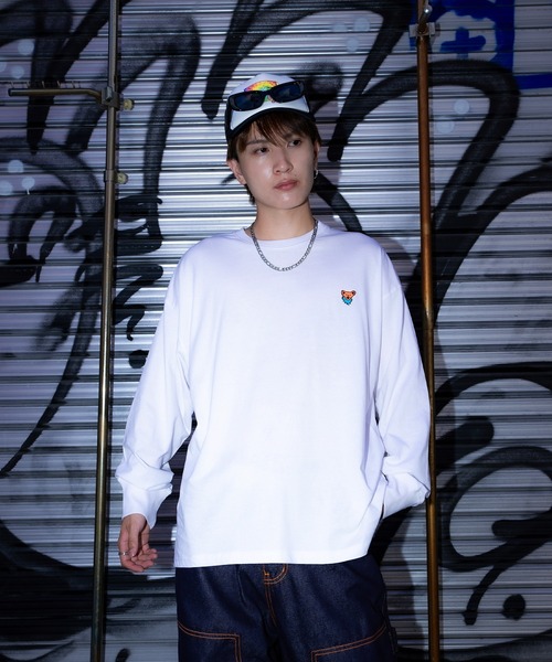 Grateful Dead(グレイトフルデッド)の「【GRATEFUL DEAD】オーバーサイズ プリント 長袖Tシャツ(Tシャツ/カットソー・メンズ・ホワイト系/パープル系1/ホワイト/ネイビー系2/ブラック系/チャコール/ホワイト系2/ホワイト系1・X-LARGE/LARGE/MEDIUM)」の9枚目の写真