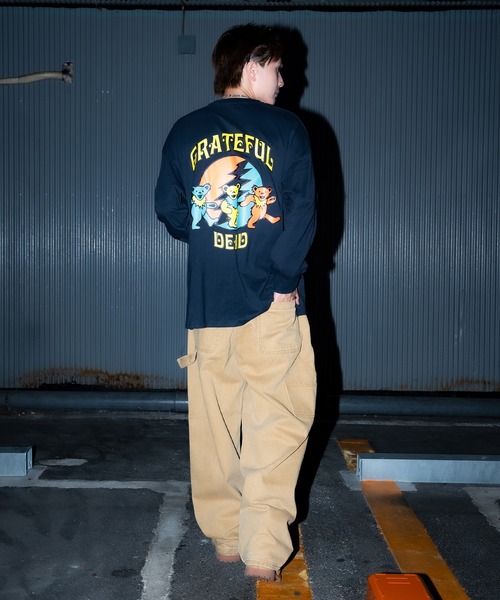 Grateful Dead(グレイトフルデッド)の「【GRATEFUL DEAD】オーバーサイズ プリント 長袖Tシャツ(Tシャツ/カットソー・メンズ・ホワイト系/パープル系1/ホワイト/ネイビー系2/ブラック系/チャコール/ホワイト系2/ホワイト系1・X-LARGE/LARGE/MEDIUM)」の15枚目の写真