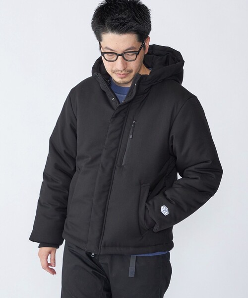 セール】【WEB限定】SHIPS: 中綿 ウールブレンド パデッド フード