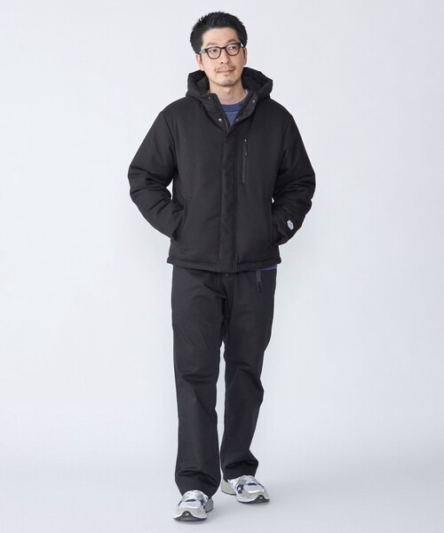 セール】【WEB限定】SHIPS: 中綿 ウールブレンド パデッド フード