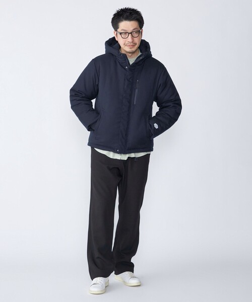 セール】【WEB限定】SHIPS: 中綿 ウールブレンド パデッド フード