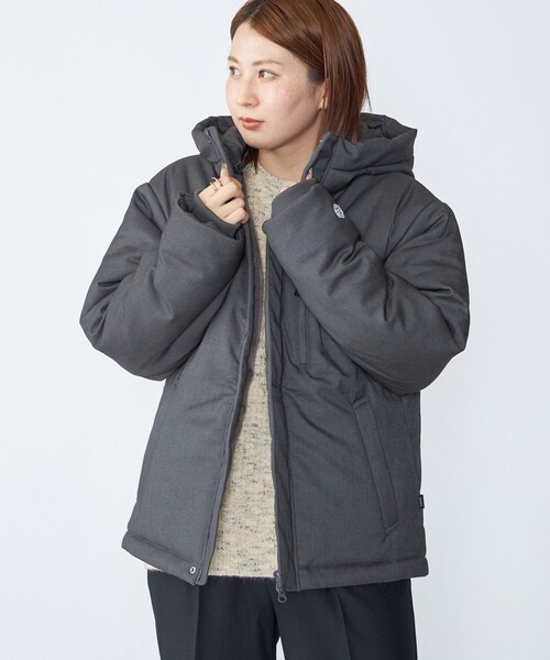 新品　芽風　グレー フード付き ジャケットアウター　38 新品 芽風 グレー フード付き ジャケットアウター 38 新品 芽風 グレー
