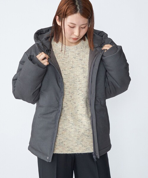 SHIPS(シップス)の「【WEB限定】SHIPS: 中綿 ウールブレンド パデッド フード ジャケット(その他アウター・メンズ・ブラック/ダークグレー/ネイビー・SMALL/MEDIUM/LARGE/X-LARGE)」の17枚目の写真
